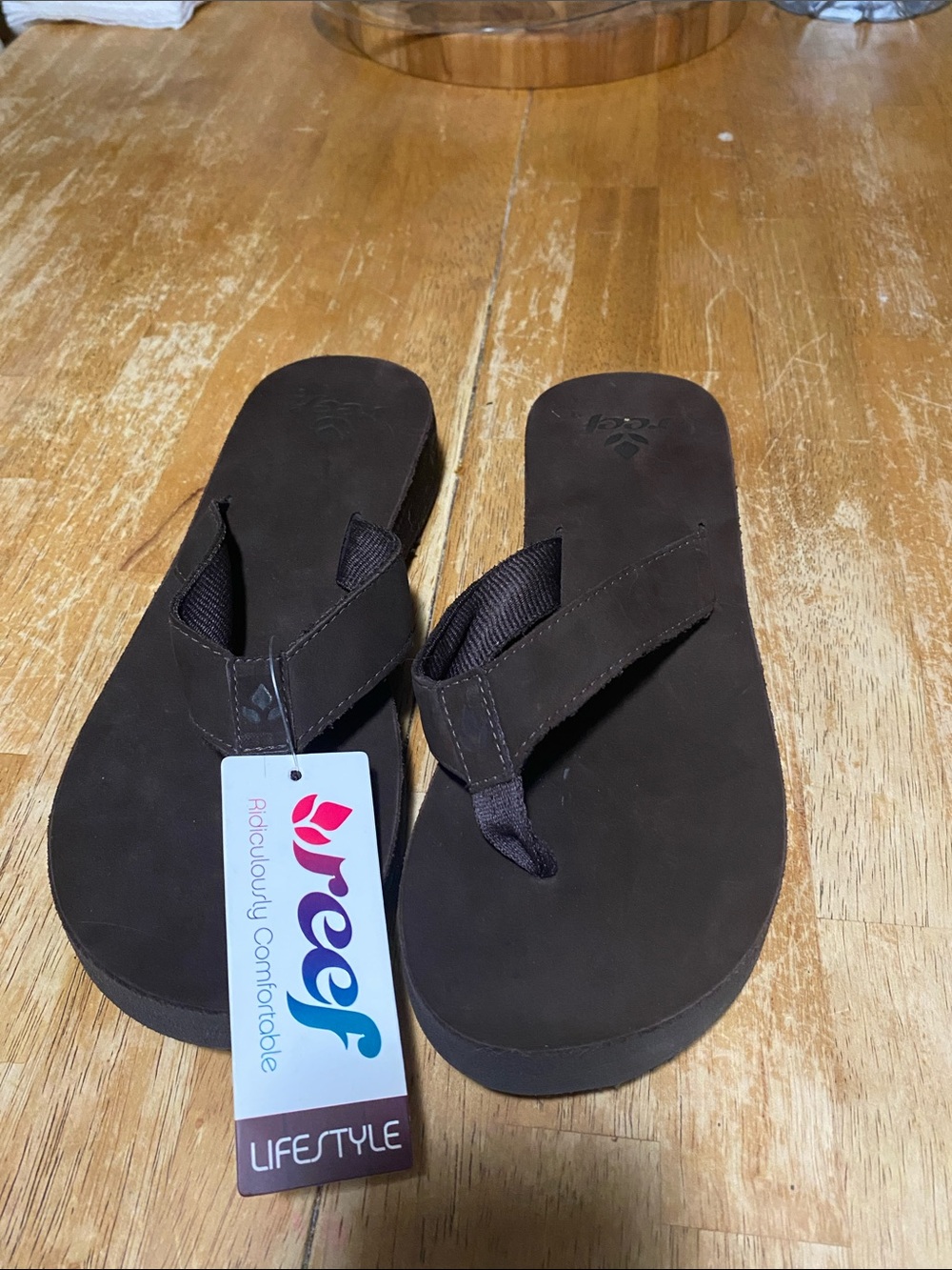 Reef Men's Dark Brown Flip Flop Sandals - Lifestyle Comfort